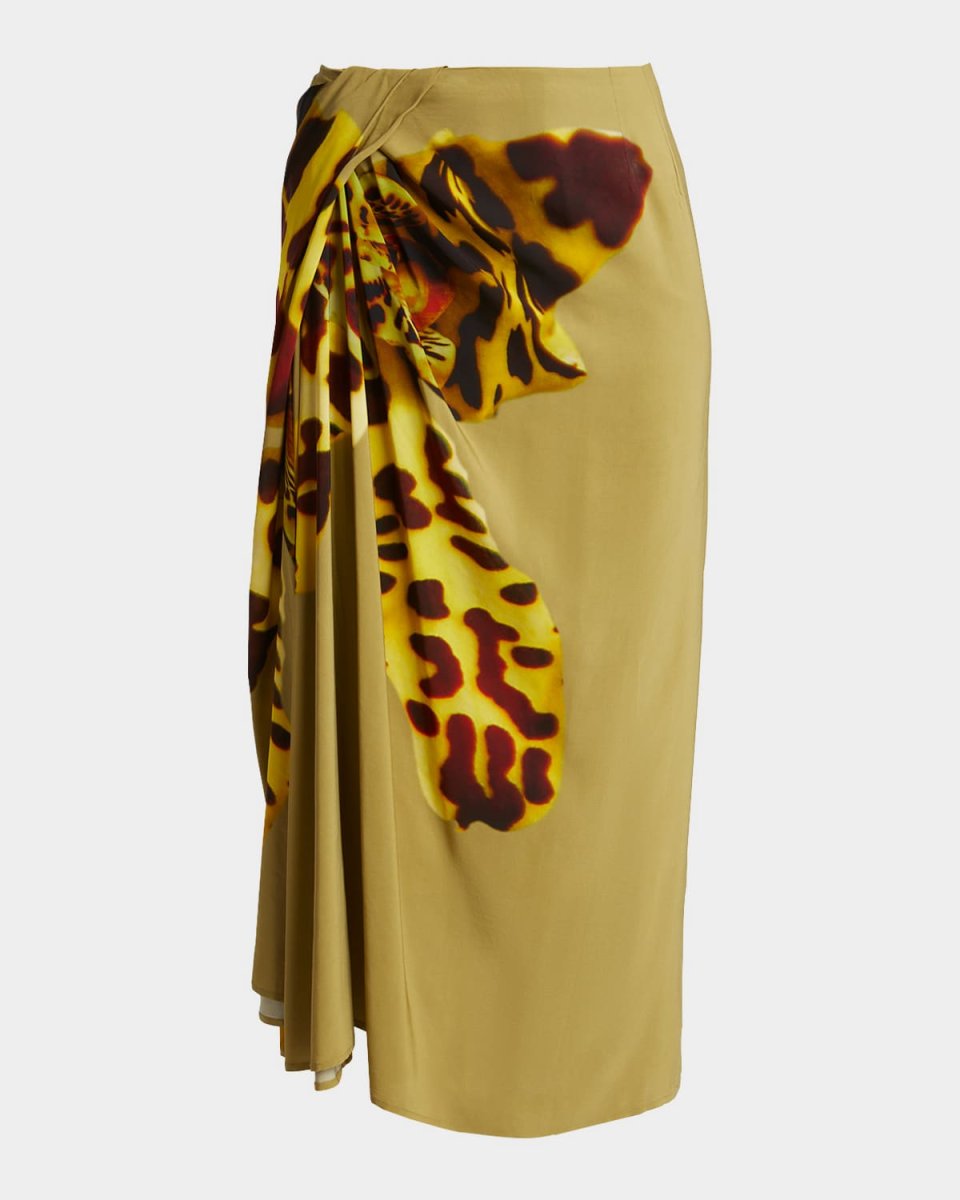 Sampa Orchid Midi Skirt